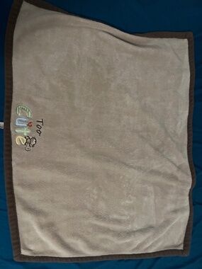 Child of Mine Baby Blanket Too Cute Monkey and Bird